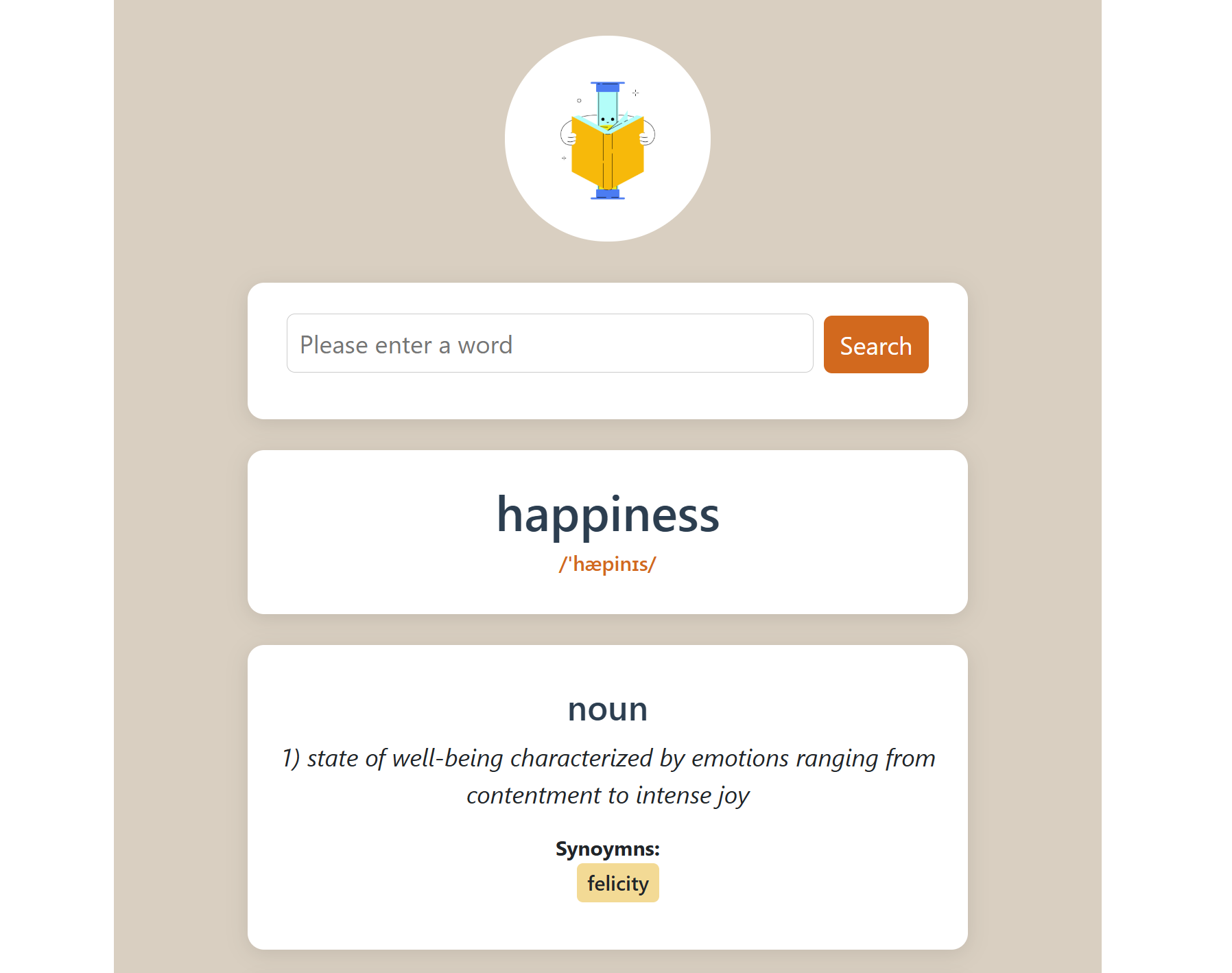 dictionary app preview